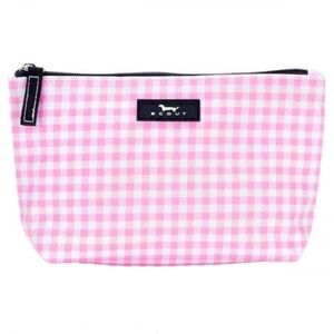 Scout Pink Checkered Accessory Bag